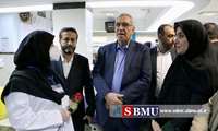 بازدید دکتر بهرام عین اللهی وزیر بهداشت و درمان از بیمارستان سوم شعبان دماوند 